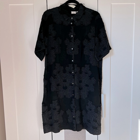 midi dress for short women Plus Size Short Sleeve Midi Dress with Side Tie Detail